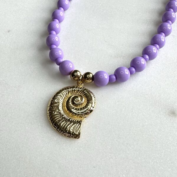 img_6818 Ketting purple shell