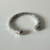 Open bangle zilver