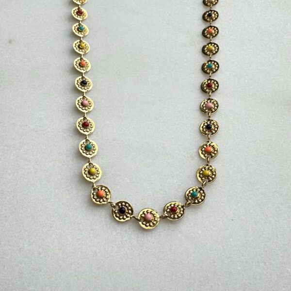 Kleurrijke ketting disc