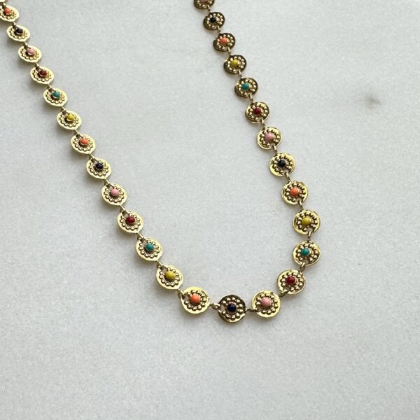 Kleurrijke ketting disc