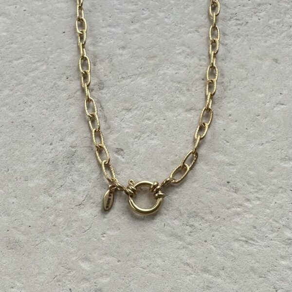 Schakel ketting goud