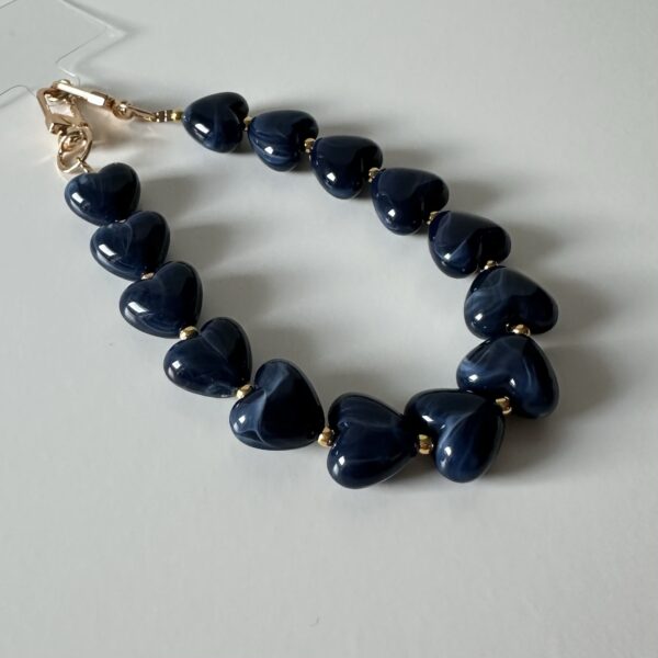 Telefoonkoord d. blauw hart