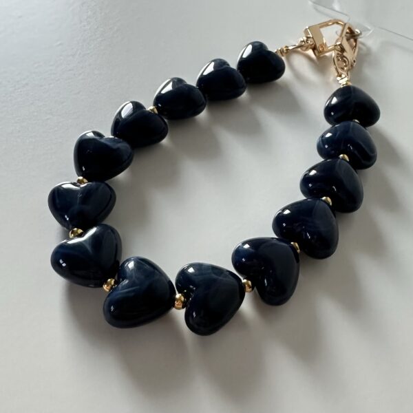 Telefoonkoord d. blauw hart