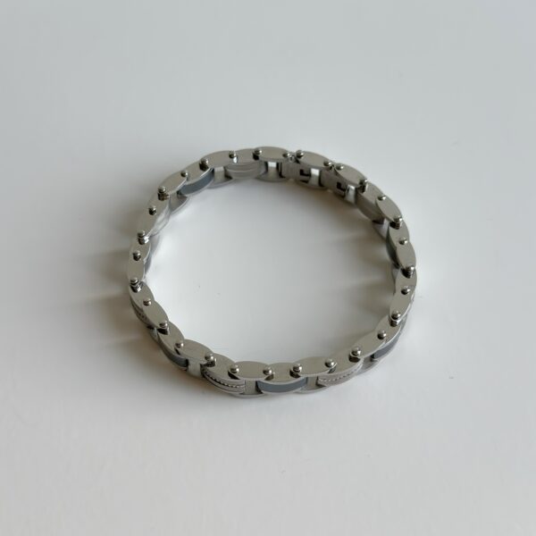 Stalen heren armband