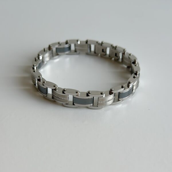 Stalen heren armband