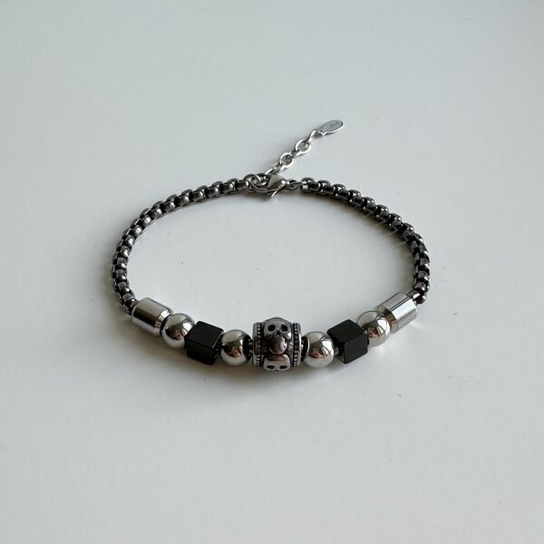 Heren armband staal