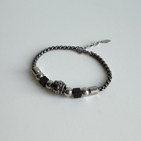 Heren armband staal