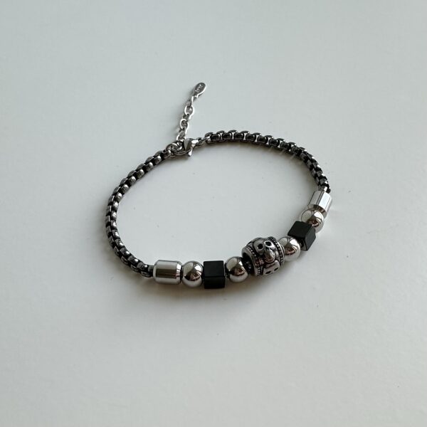 Heren armband staal