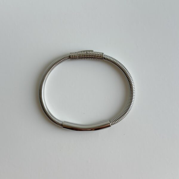 Stalen heren armband