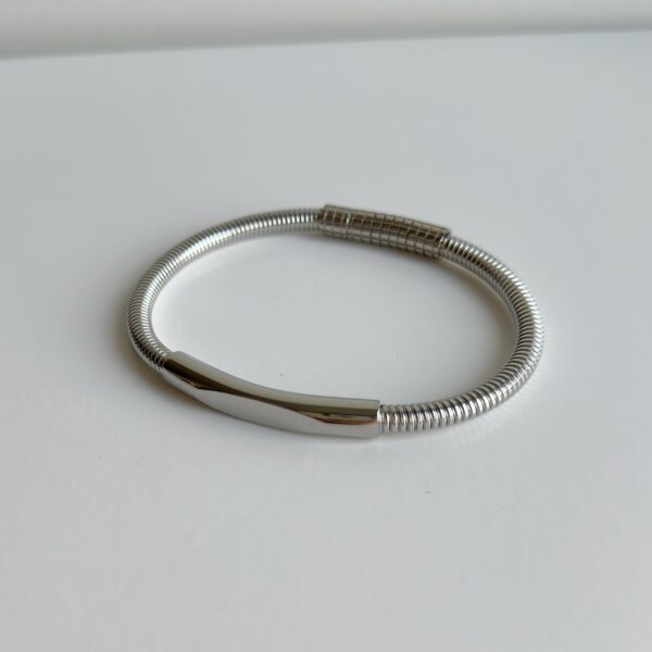 Stalen heren armband