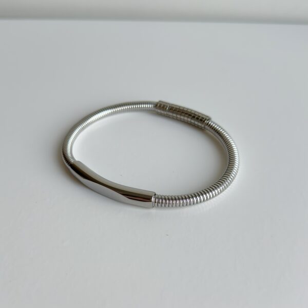 Stalen heren armband
