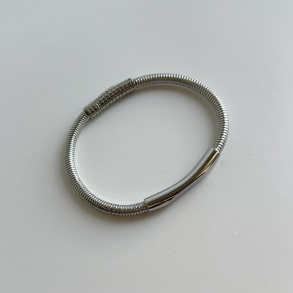 Stalen heren armband