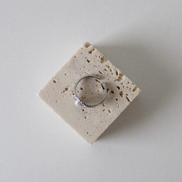 Vintage ring parelmoer