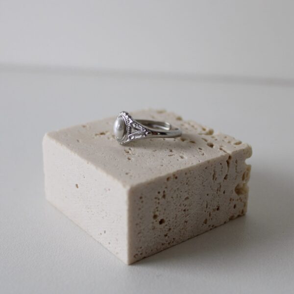 Vintage ring parelmoer