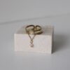 Dubbele ring Crème