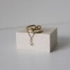 Dubbele ring Crème