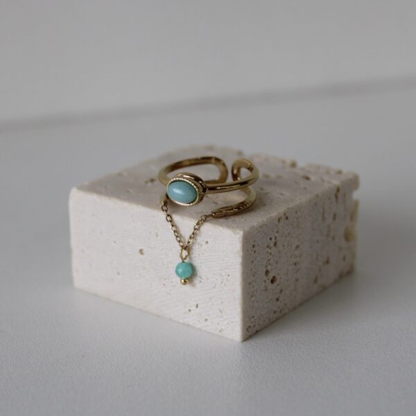 img_1901 Dubbele ring Turquoise