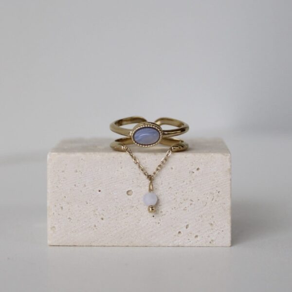 Dubbele ring Lila