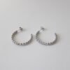 Oorbellen zilver shine