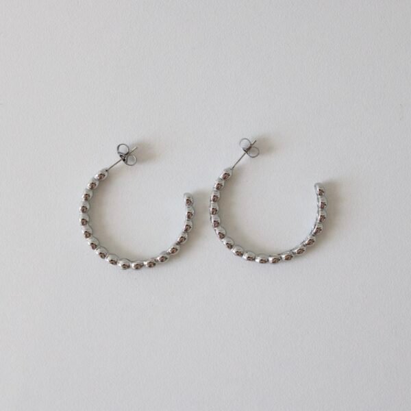 Oorbellen zilver shine