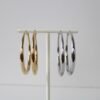 Gouden hoop oorbellen