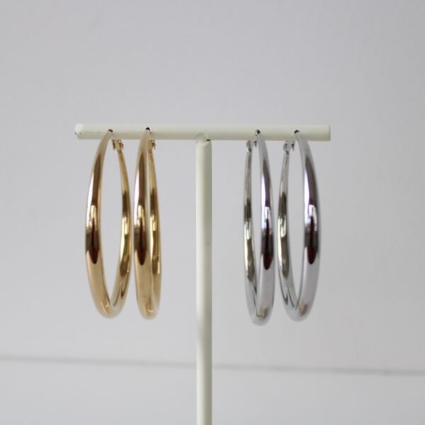 Gouden hoop oorbellen
