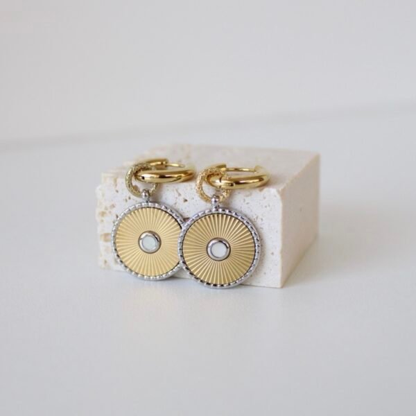 Oorbellen goud zilver
