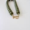 img_2744 Kralen ketting olijf groen