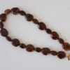 Kralen ketting bruin