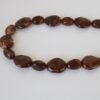 Kralen ketting bruin