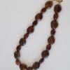 Kralen ketting bruin