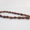 Kralen ketting bruin
