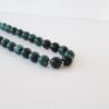Kralen ketting donker groen