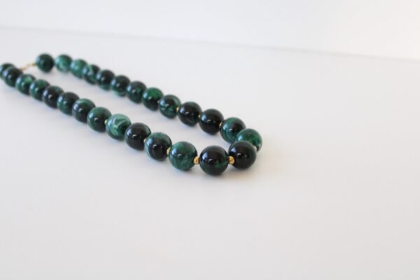 img_2775 Kralen ketting donker groen