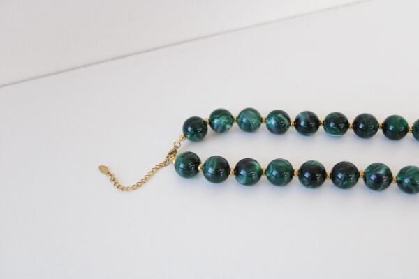 img_2778 Kralen ketting donker groen
