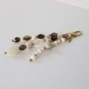 Sleutelhanger kralen beige