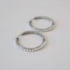 Oorbellen zilver parels