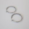 Oorbellen zilver parels