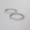 Oorbellen zilver parels