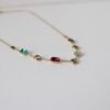 img_2924-2 Ketting met gekleurde zirkonia steentjes