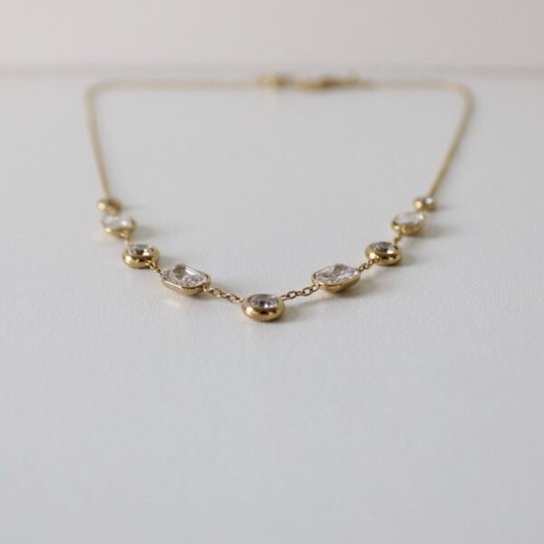 img_2934 Ketting met zirkonia steentjes