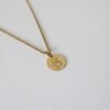 Moeder en kind ketting goud