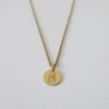 Moeder en kind ketting goud