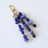 Sleutelhanger kralen blauw